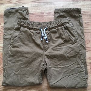 Boys insulated khakis w/ drawstring waist size 14